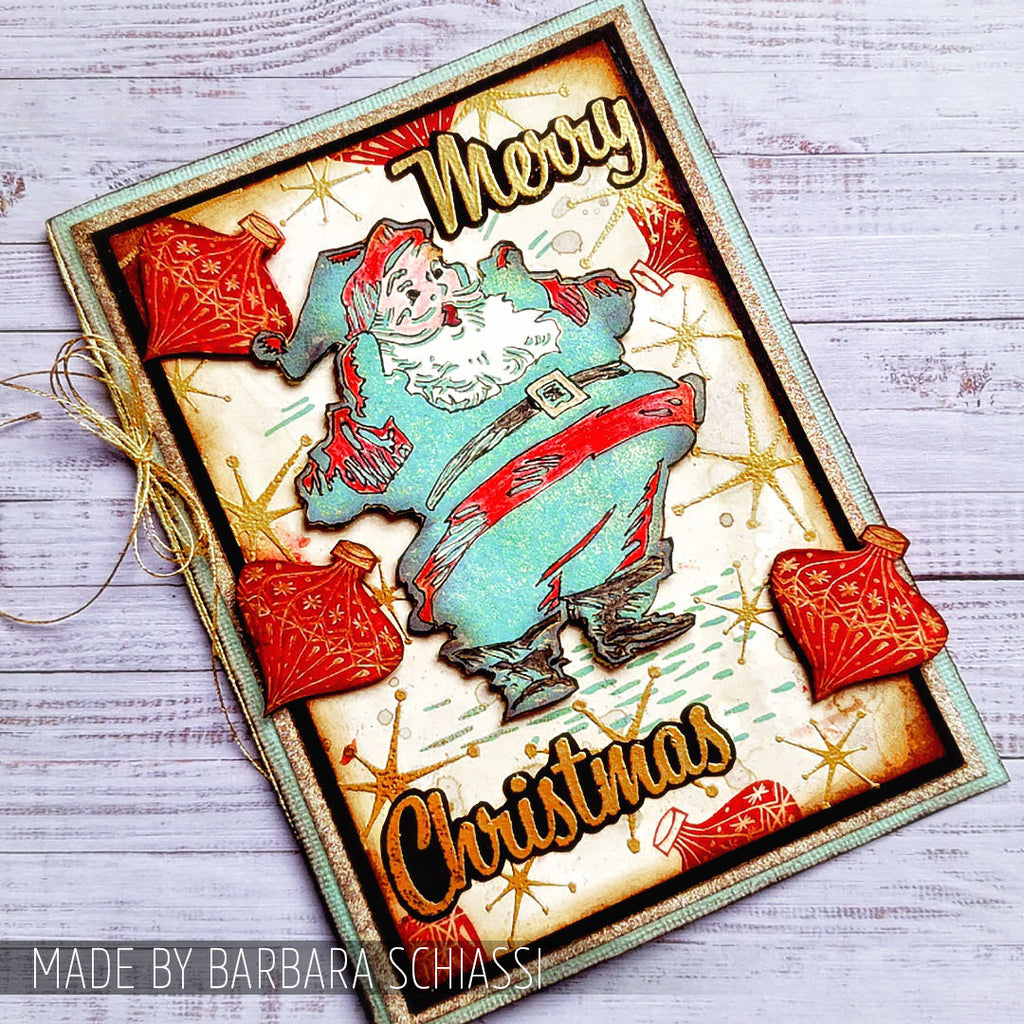 Tim Holtz Cling Rubber Stamps CHRISTMAS MEMORIES CMS118 ornaments
