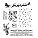 Tim Holtz Cling Rubber Stamps CHRISTMAS NOSTALGIA CMS207