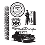 Tim Holtz Cling Rubber Stamps CMS128 ROAD TRIP new