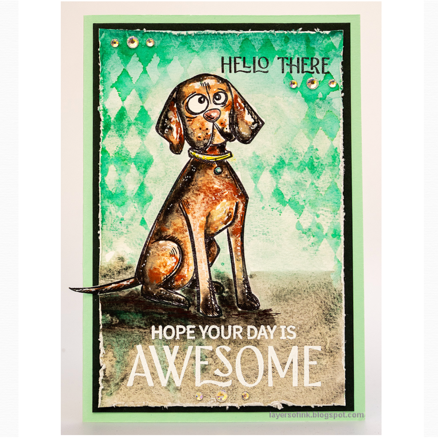 Tim Holtz Cling Rubber Stamps CRAZY DOGS CMS271 awesome | color-code:ALT02