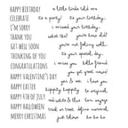 Tim Holtz Cling Rubber Stamps CRAZY TALK CMS236