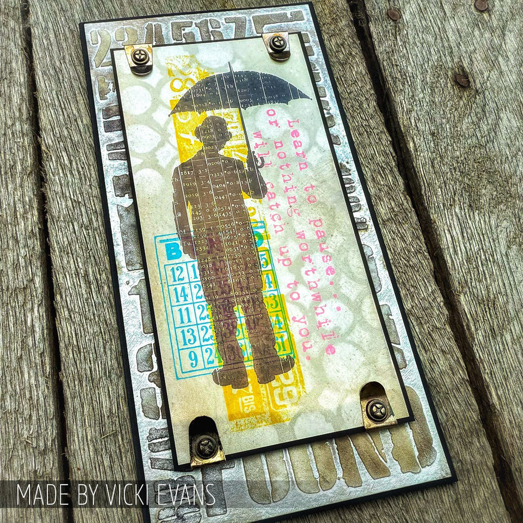 Tim Holtz Cling Rubber Stamps CREATIVE MUSE CMS046 bingo