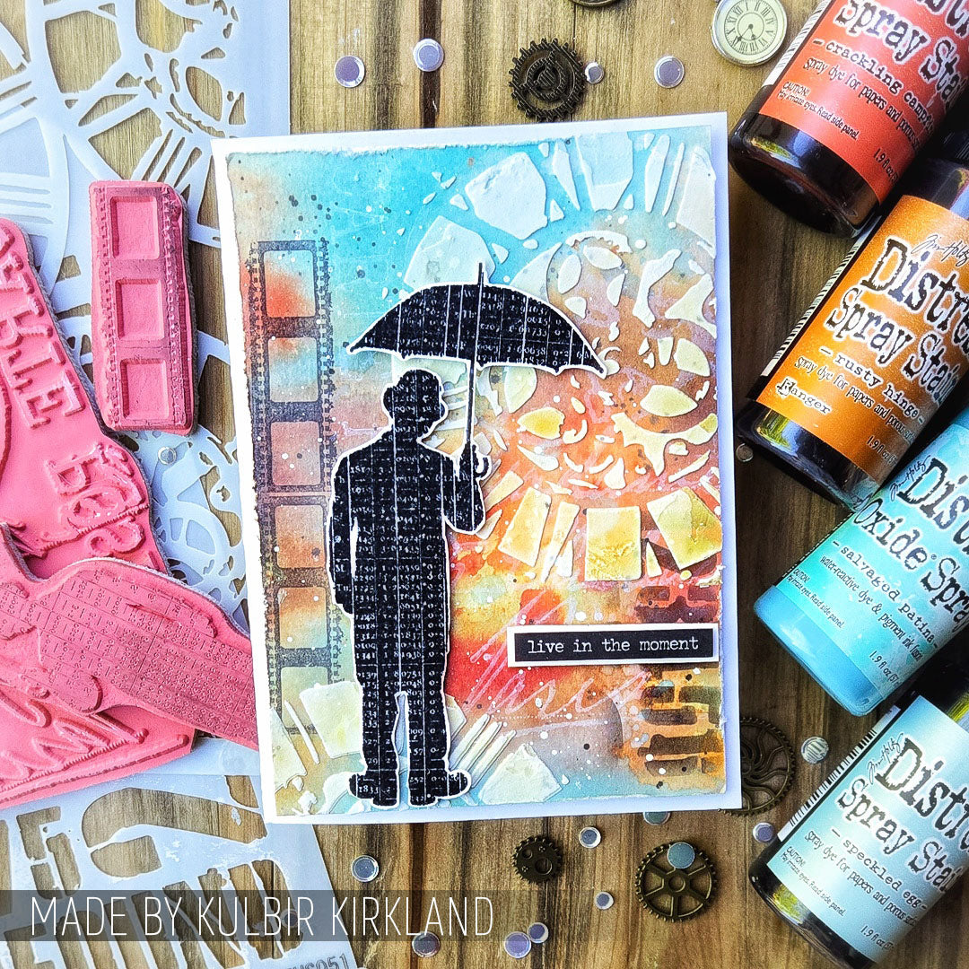 Tim Holtz Cling Rubber Stamps CREATIVE MUSE CMS046 film strip