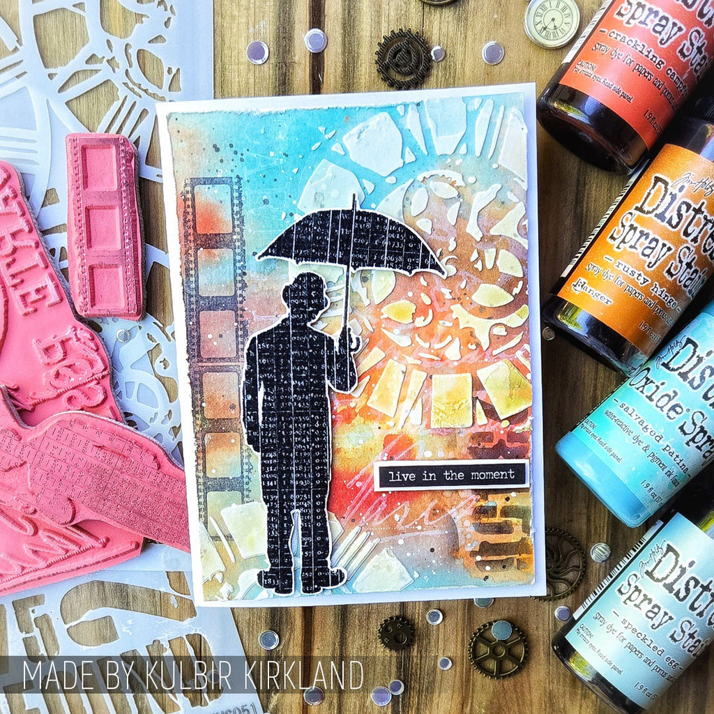 Tim Holtz Cling Rubber Stamps CREATIVE MUSE CMS046 film strip