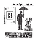 Tim Holtz Cling Rubber Stamps CREATIVE MUSE CMS046