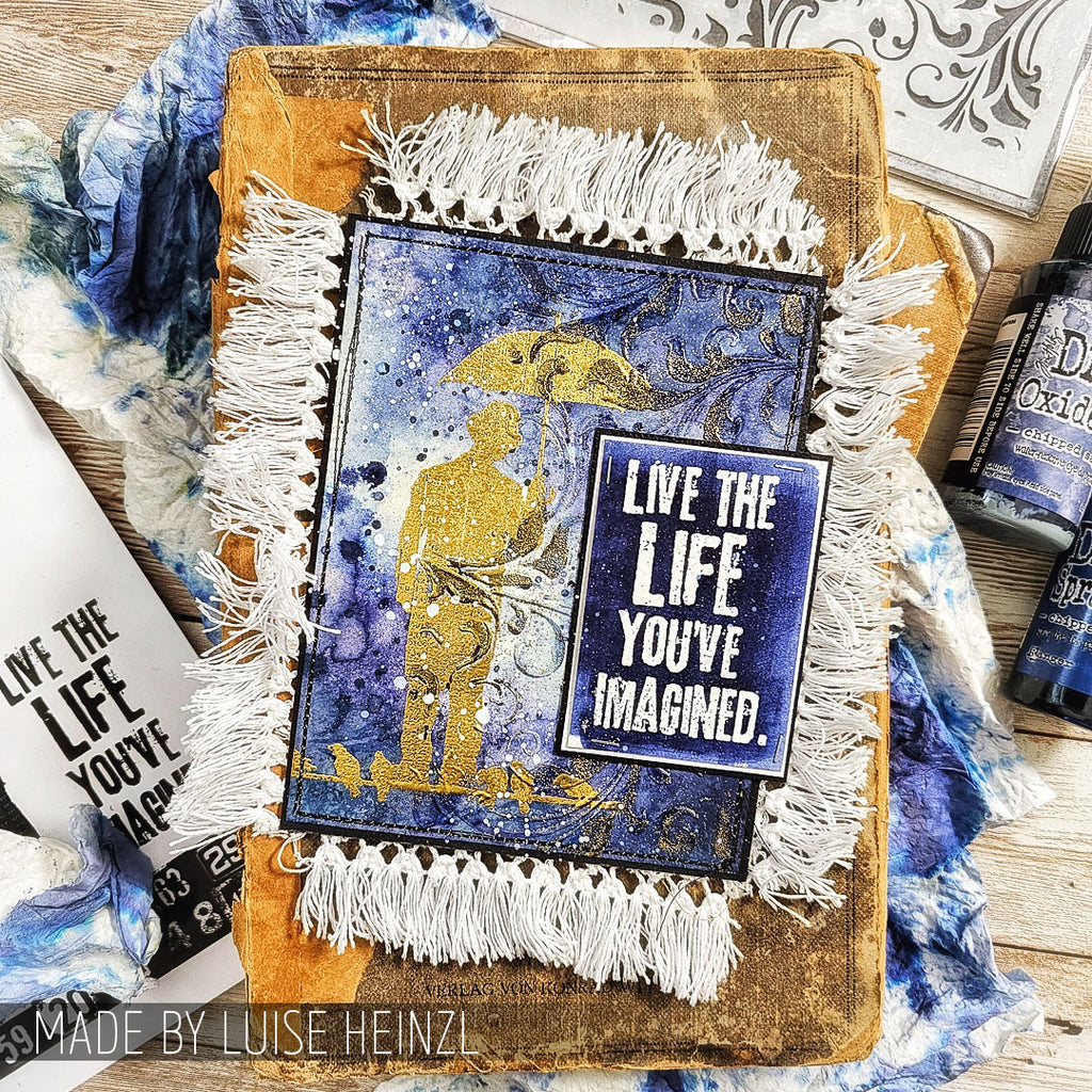 Tim Holtz Cling Rubber Stamps CREATIVE MUSE CMS046 tassels