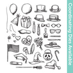 Tim Holtz Cling Rubber Stamps Crazy Things cms237