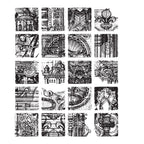 Tim Holtz Cling Rubber Stamps Creative Blocks CMS464