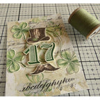 Tim Holtz Cling Rubber Stamps Curiosity Shop cms482 lucky number | color-code:ALT04