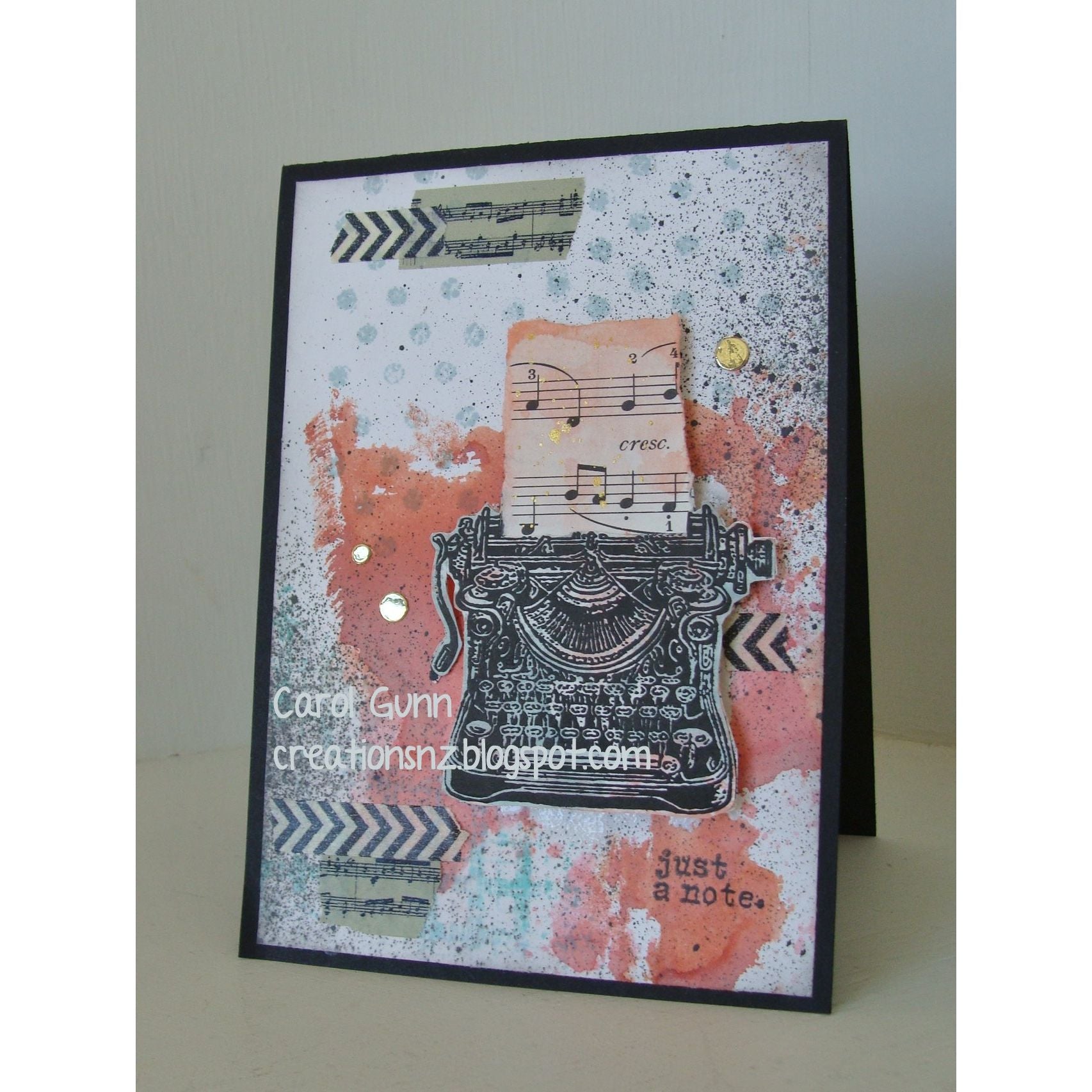 Tim Holtz Cling Rubber Stamps Curiosity Shop cms482 music | color-code:ALT06
