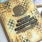 Tim Holtz Cling Rubber Stamps DAPPER CMS267 be brave | color-code:ALT04
