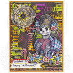 Tim Holtz Cling Rubber Stamps DAY OF THE DEAD #1 CMS277 october