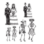Tim Holtz Cling Rubber Stamps DAY OF THE DEAD #2 CMS278