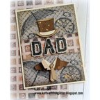 Tim Holtz Cling Rubber Stamps DISTINGUISHED CMS371 dad | color-code:ALT04