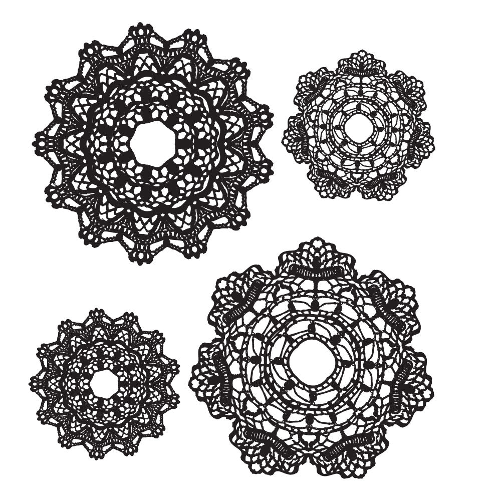 Tim Holtz Cling Rubber Stamps DOILY CMS254