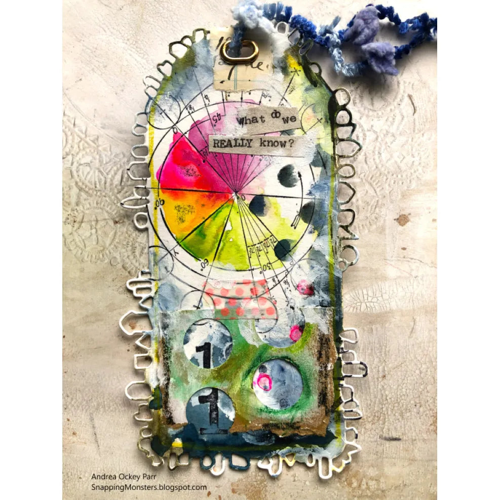 Tim Holtz Cling Rubber Stamps Deconstructed cms489 circles | color-code:ALT04