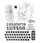 Tim Holtz Cling Rubber Stamps Deconstructed cms489