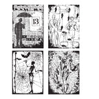 Tim Holtz Cling Rubber Stamps ECLECTIC COLLAGES CMS045