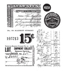 Tim Holtz Cling Rubber Stamps ETCETERA CMS302