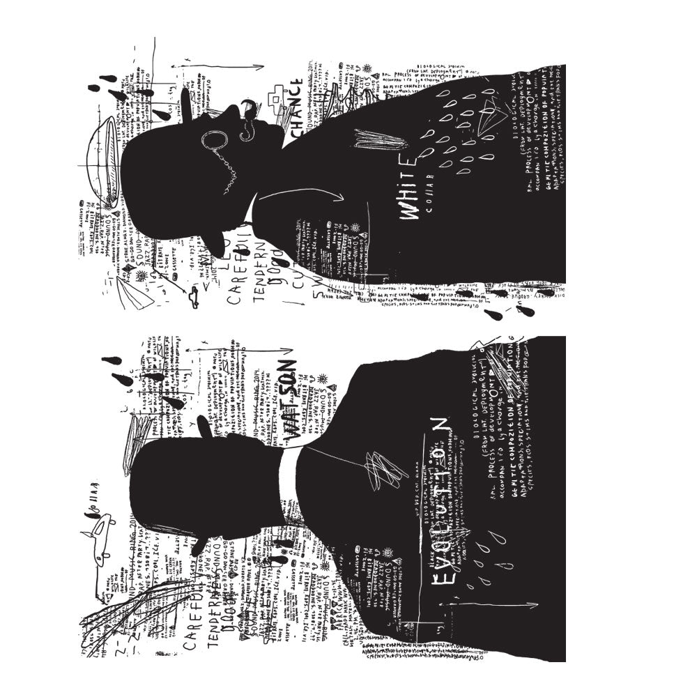 Tim Holtz Cling Rubber Stamps EVOLUTION CMS262
