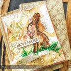 Tim Holtz Cling Rubber Stamps Easter Blueprints cms144 chocolate