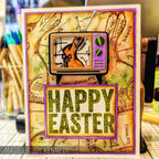 Tim Holtz Cling Rubber Stamps Easter Blueprints cms144 tv