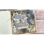 Tim Holtz Cling Rubber Stamps FADED TYPE CMS397 butterfly | color-code:ALT08