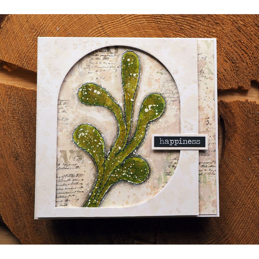 Tim Holtz Cling Rubber Stamps FADED TYPE CMS397 happiness | color-code:ALT03