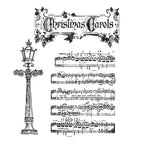 Tim Holtz Cling Rubber Stamps FESTIVE SOUNDS Christmas CMS048