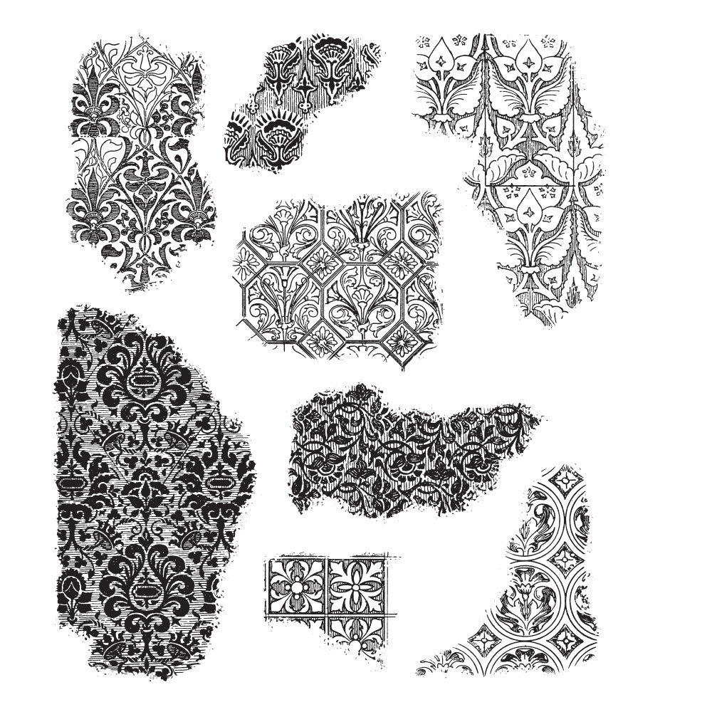Tim Holtz Cling Rubber Stamps FRAGMENTS CMS368