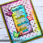 Tim Holtz Cling Rubber Stamps Fairytale Frenzy cms058 butterflies
