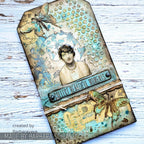 Tim Holtz Cling Rubber Stamps Fairytale Frenzy cms058 moth