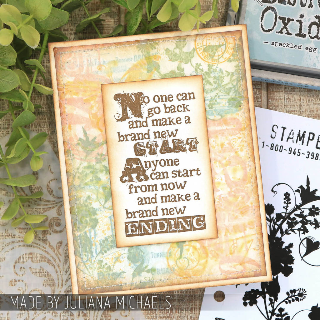 Tim Holtz Cling Rubber Stamps Fairytale Frenzy cms058 start