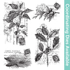 Tim Holtz Cling Rubber Stamps Festive Collage cms459
