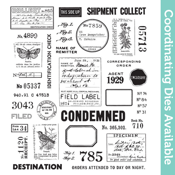 Tim Holtz Cling Rubber Stamps Field Notes cms396 – Simon Says Stamp