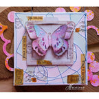 Tim Holtz Cling Rubber Stamps Field Notes cms396 btterfly
