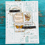 Tim Holtz Cling Rubber Stamps Field Notes cms396 small beginnings