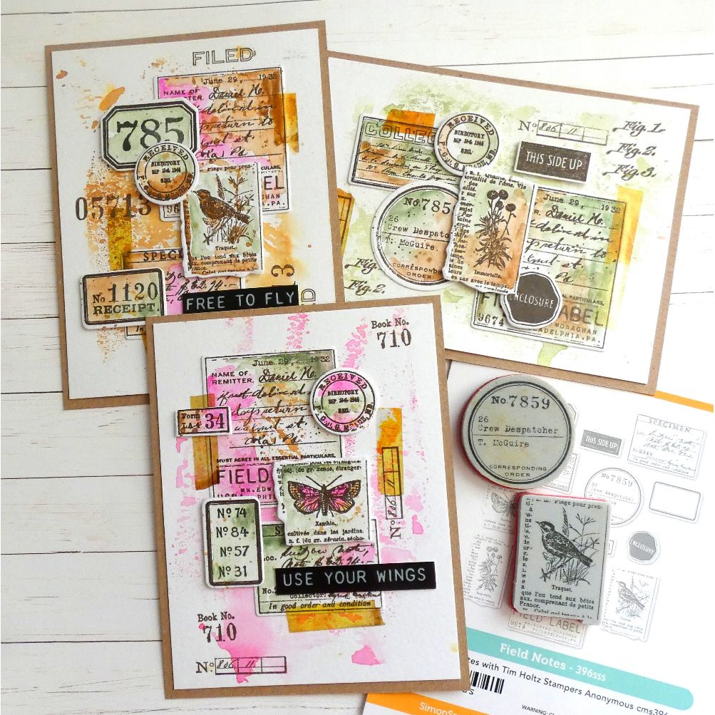 Tim Holtz Cling Rubber Stamps Field Notes cms396 – Simon Says Stamp