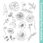 Tim Holtz Cling Rubber Stamps Floral Elements cms445 1