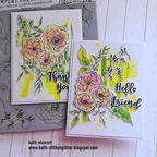 Tim Holtz Cling Rubber Stamps Floral Elements cms445 hello friend card kath stewart | color-code:ALT01