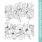 Tim Holtz Cling Rubber Stamps Floral Trims CMS461