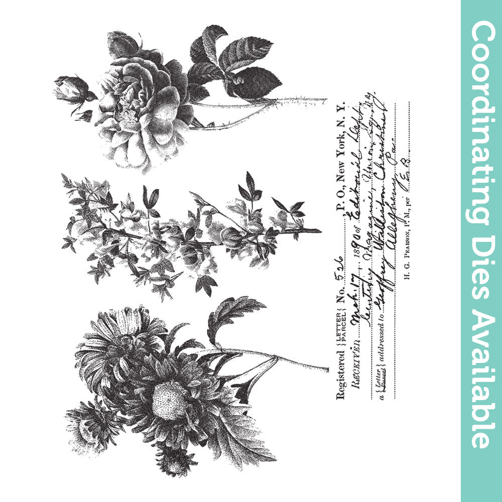Tim Holtz Cling Rubber Stamps Flower Shop cms401