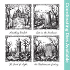 Tim Holtz Cling Rubber Stamps Framed Frights cms494