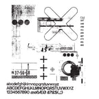 Tim Holtz Cling Rubber Stamps GLITCH 2 CMS404