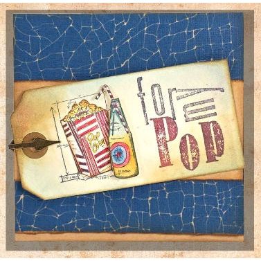 Tim Holtz Cling Rubber Stamps GRAPH & CROC cms185 tag