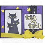 Tim Holtz Cling Rubber Stamps HALFTONE HALLOWEEN CMS199 cat