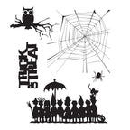 Tim Holtz Cling Rubber Stamps HALLOWEEN CUTOUTS CMS139