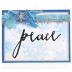 Tim Holtz Cling Rubber Stamps HANDWRITTEN HOLIDAYS 3 CMS248 peace