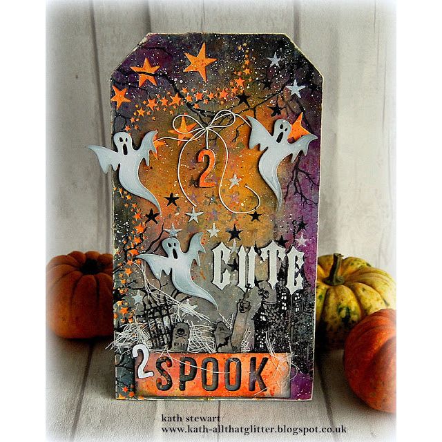 Tim Holtz Cling Rubber Stamps HAUNTED HOUSE CMS308 ghosts