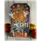 Tim Holtz Cling Rubber Stamps HAUNTED HOUSE CMS308 ghosts